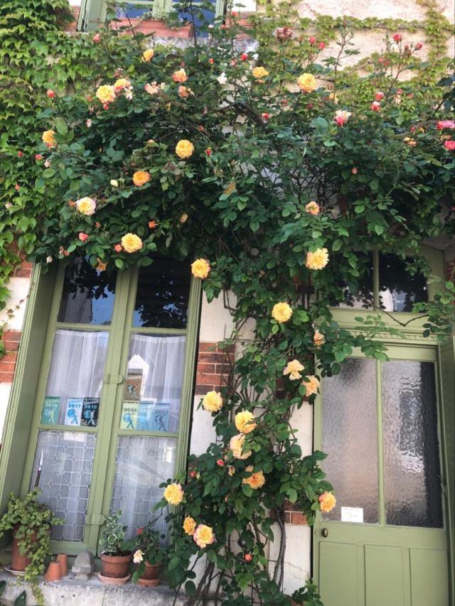 Maison D'Hotes "Les Volets Verts" Et Sa Brocante Ecueille Exterior foto